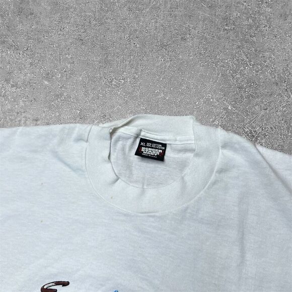 American Vintage 80s Environmental Conservation Nature Graphic T Shirt XL - Picture 2 of 4